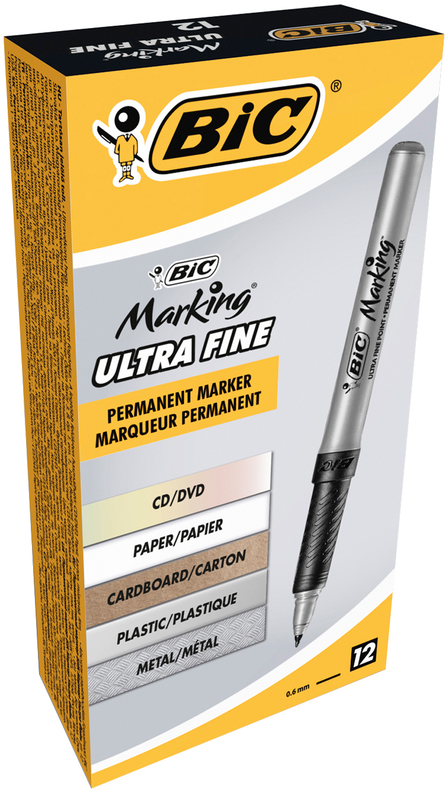 BIC Marking Ultra Fine 0.8mm 8290801 noir 12 pcs.