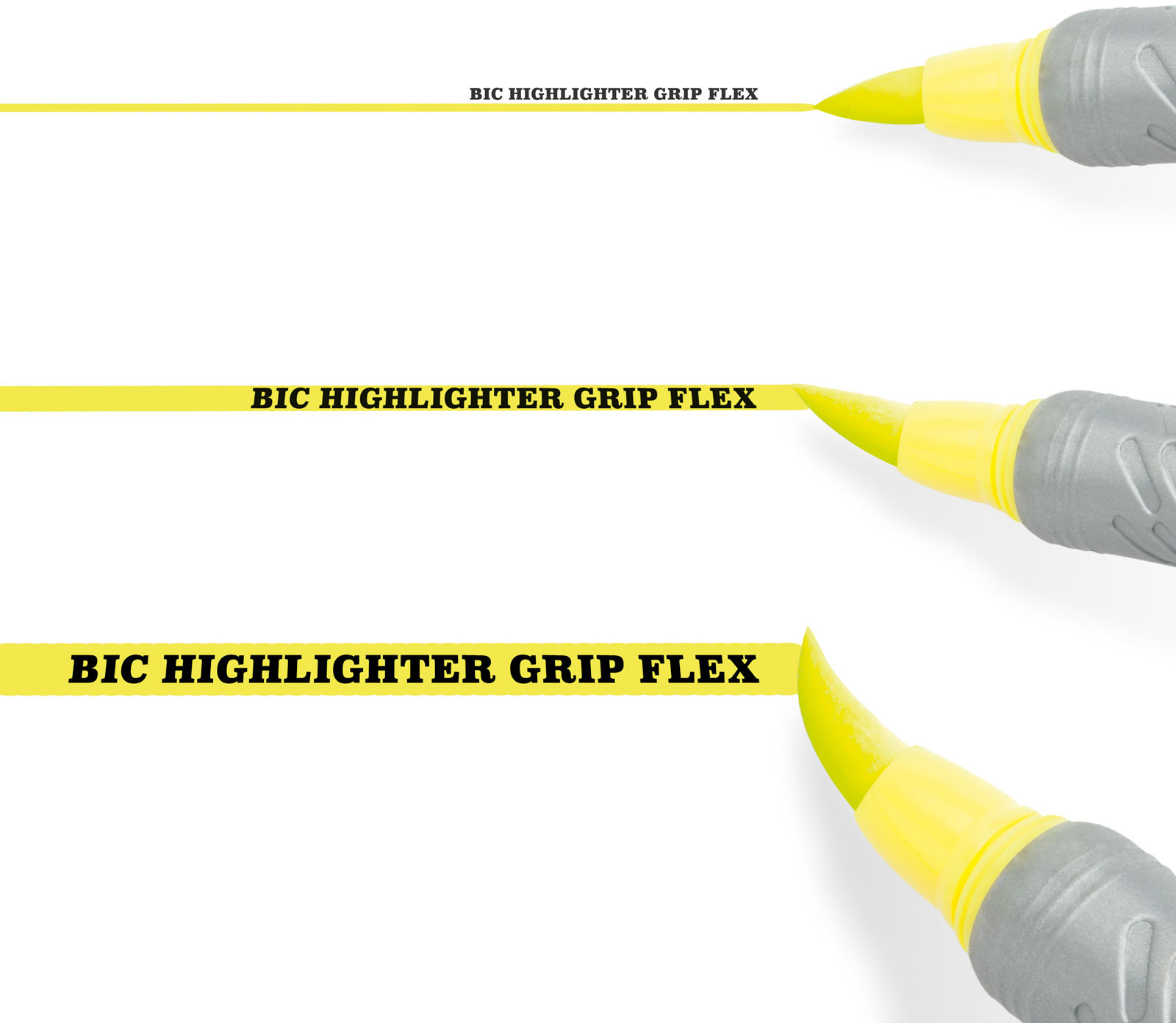 BIC Highlighter Flex 942040 jaune 12 pcs.
