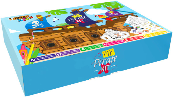 BIC My Pirate Kit Kids 990131 Cardboard Wallet