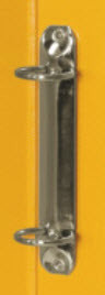 BIELLA Classeur à anneaux Viria 25mm 15140320U jaune, 2-anneaux A4