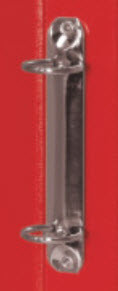 BIELLA Classeur à anneaux Viria 25mm 15140345U rouge, 2-anneaux A4