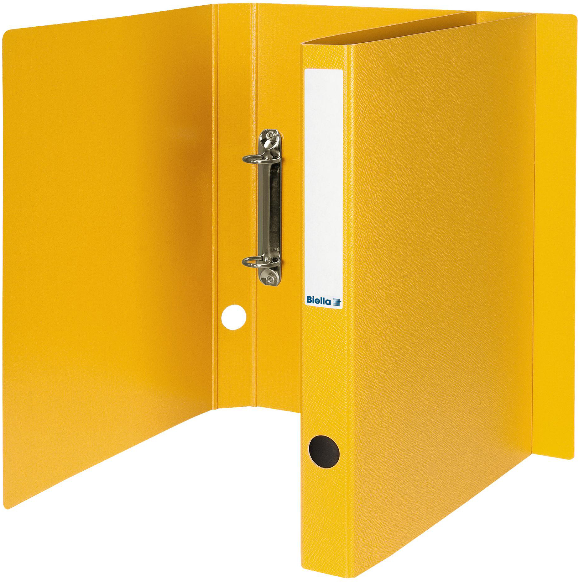 photo BIELLA Classeur ann. TopColor 3.5cm 15240320U jaune 2 anneaux A4