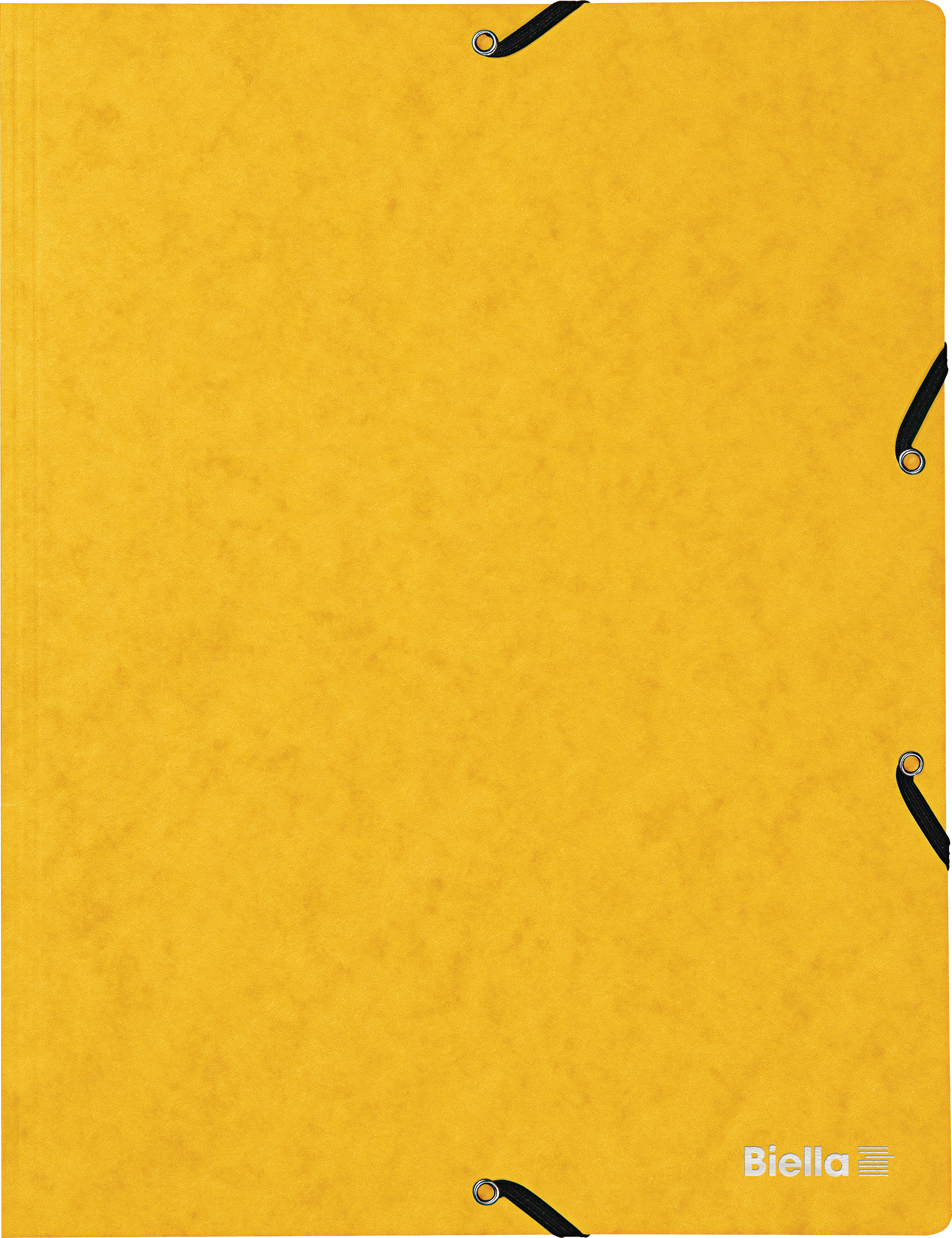 BIELLA Dossier ferm. Élastique A4 17840120U jaune, 355gm2 200 flls.