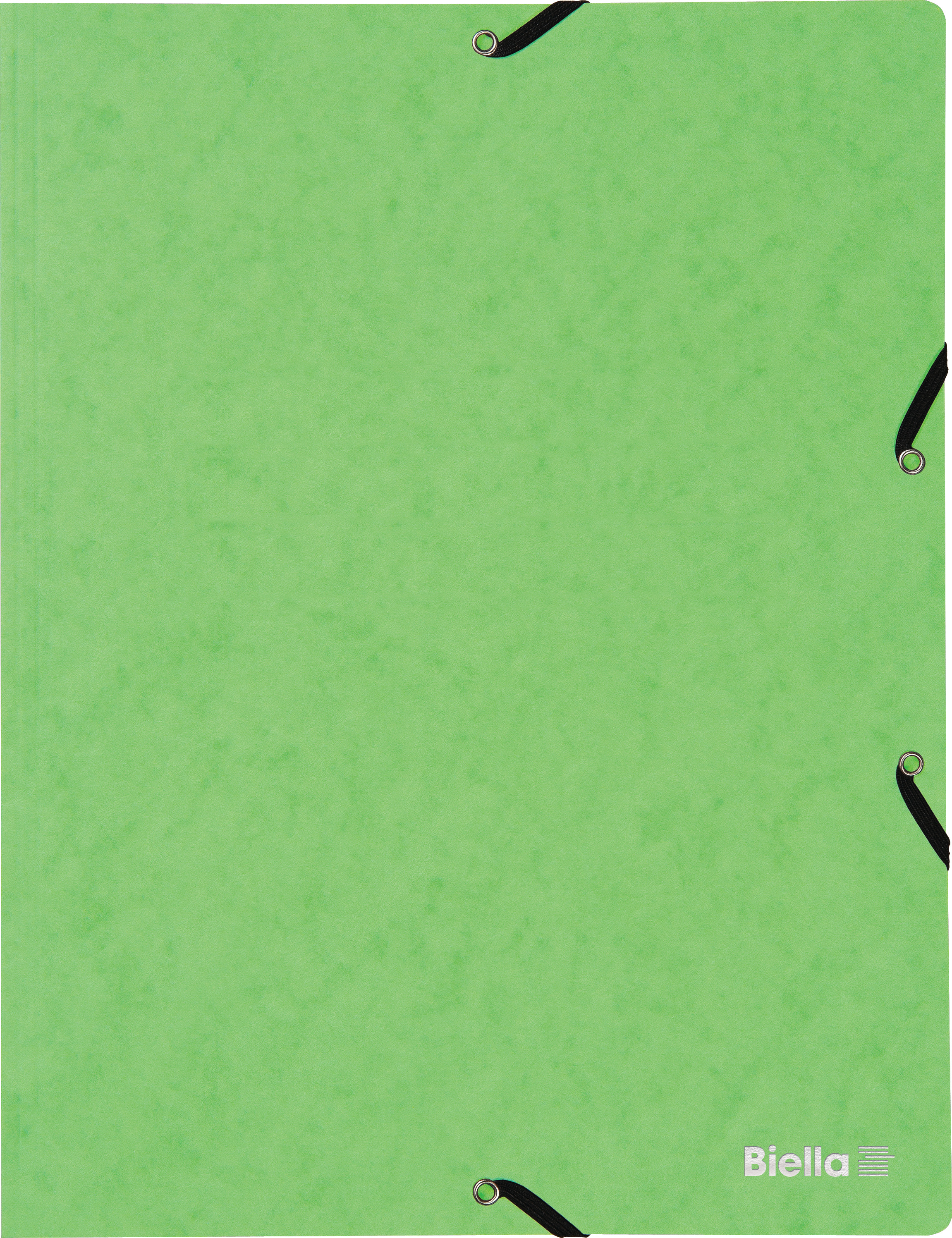 BIELLA Dossier ferm. Élastique A4 17840131U vert clair, 355gm2 200 flls.
