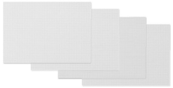 BIELLA Cartes-fiches quadrill. 4mm A7 23070400U blanc 100 pcs.