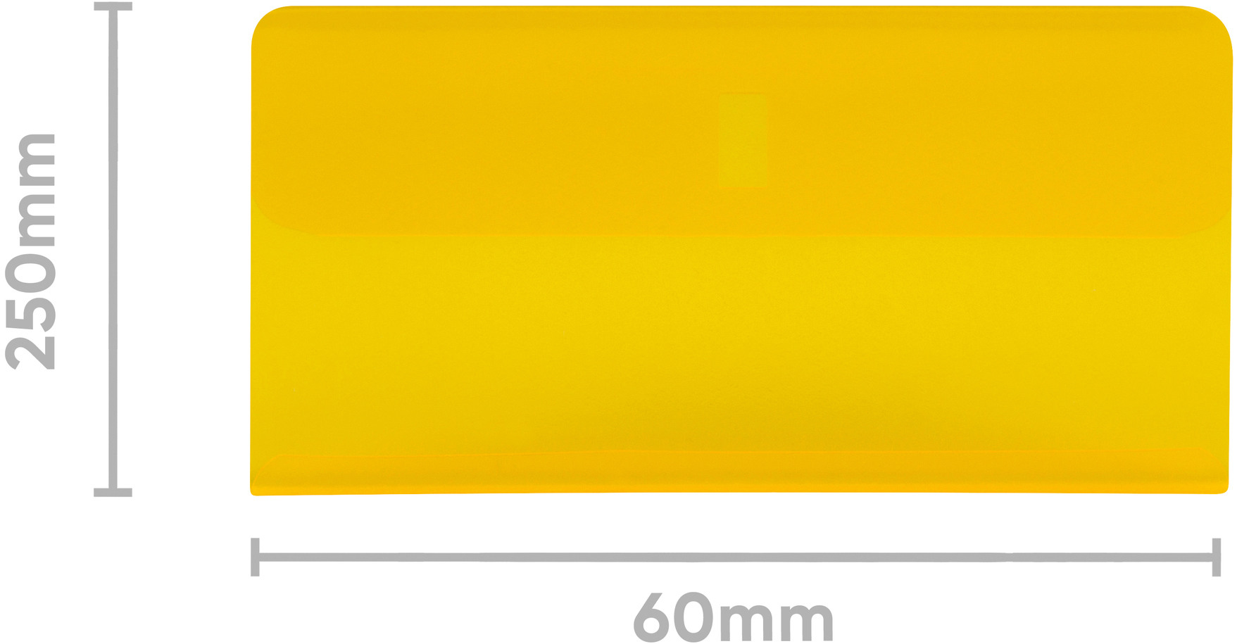 BIELLA Manchons transparent 60x30cm 27360220U jaune 25 pcs.