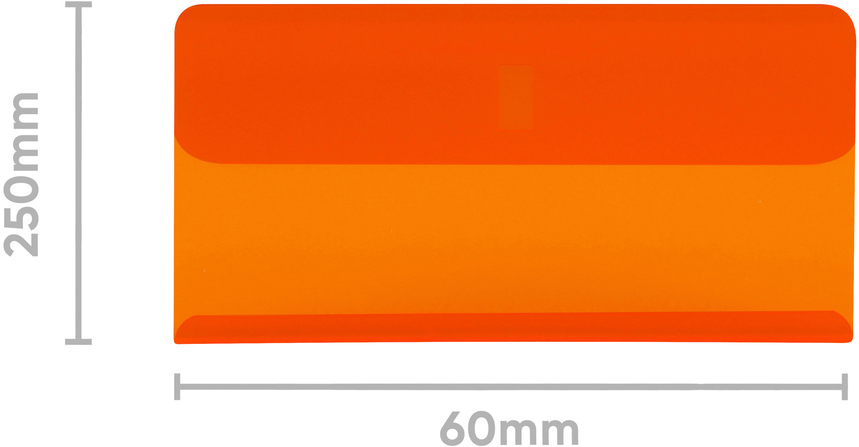 BIELLA Manchons transparent 60x30cm 27360235U orange 25 pcs.