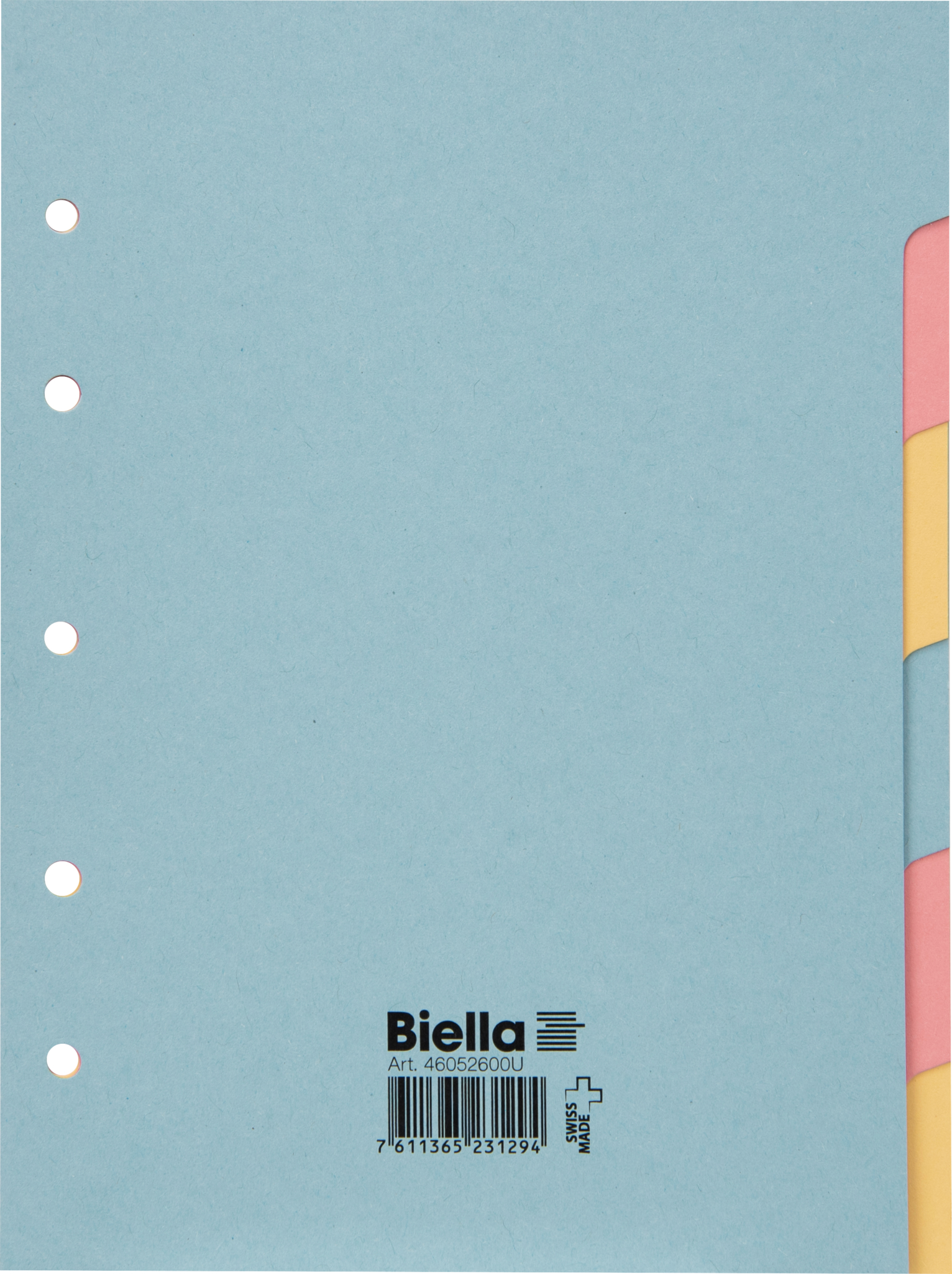 BIELLA Répertoires carton couleur A5 46052600U 6 pcs.