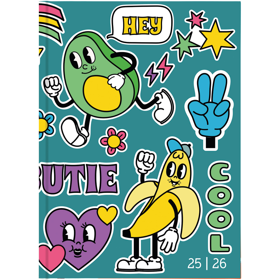 photo BIELLA Agenda scolaire Comic 25/26 806514800026U 1J/1P 12x16.5cm