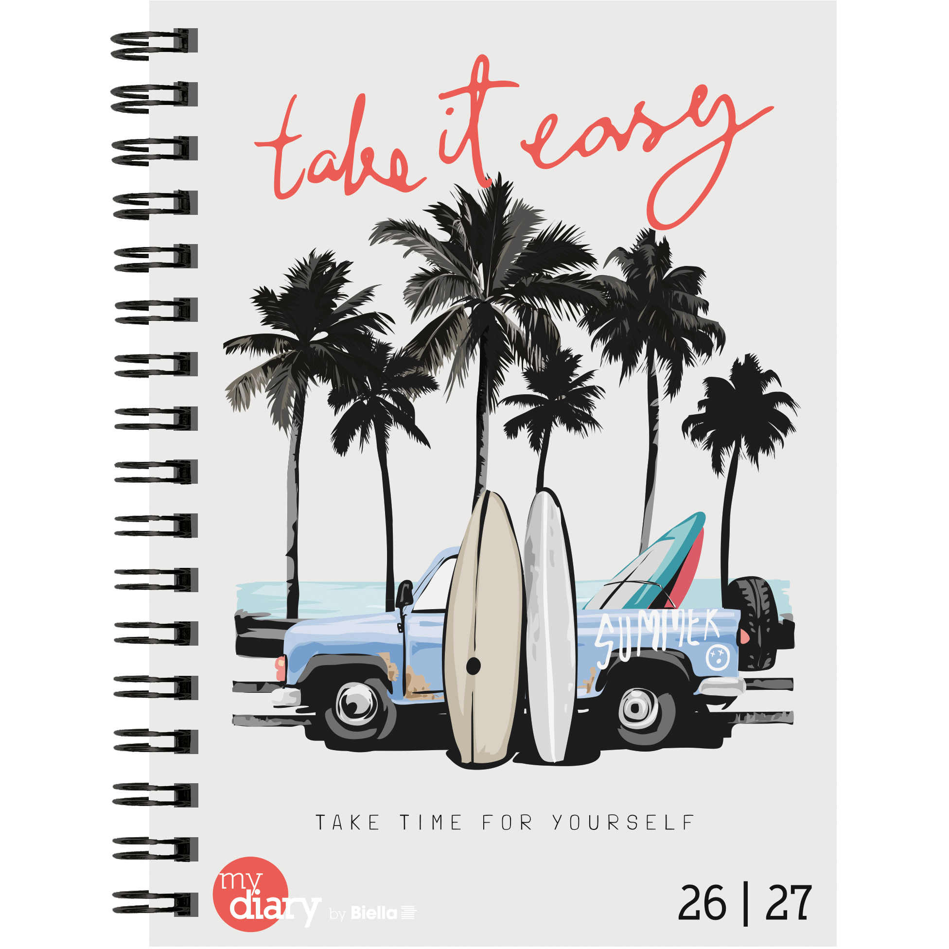 photo BIELLA Agenda scolaire Easy 26/27 806517800027U 1S/2P 12x16.5cm