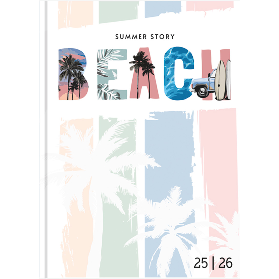 photo BIELLA Agenda scolaire Summer 25/26 806544910026U 1J/1P 12x16.5cm