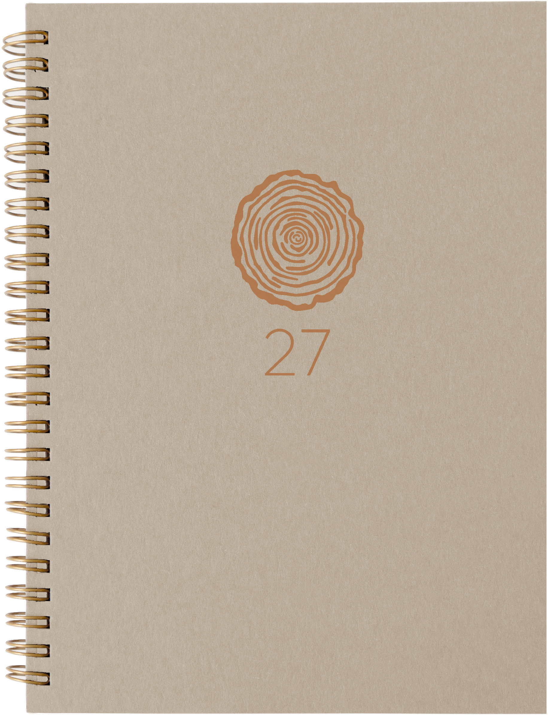 photo BIELLA Agenda Dispo Term 2027 808592250027U 1S/2P gris clair 14.5x20.5cm