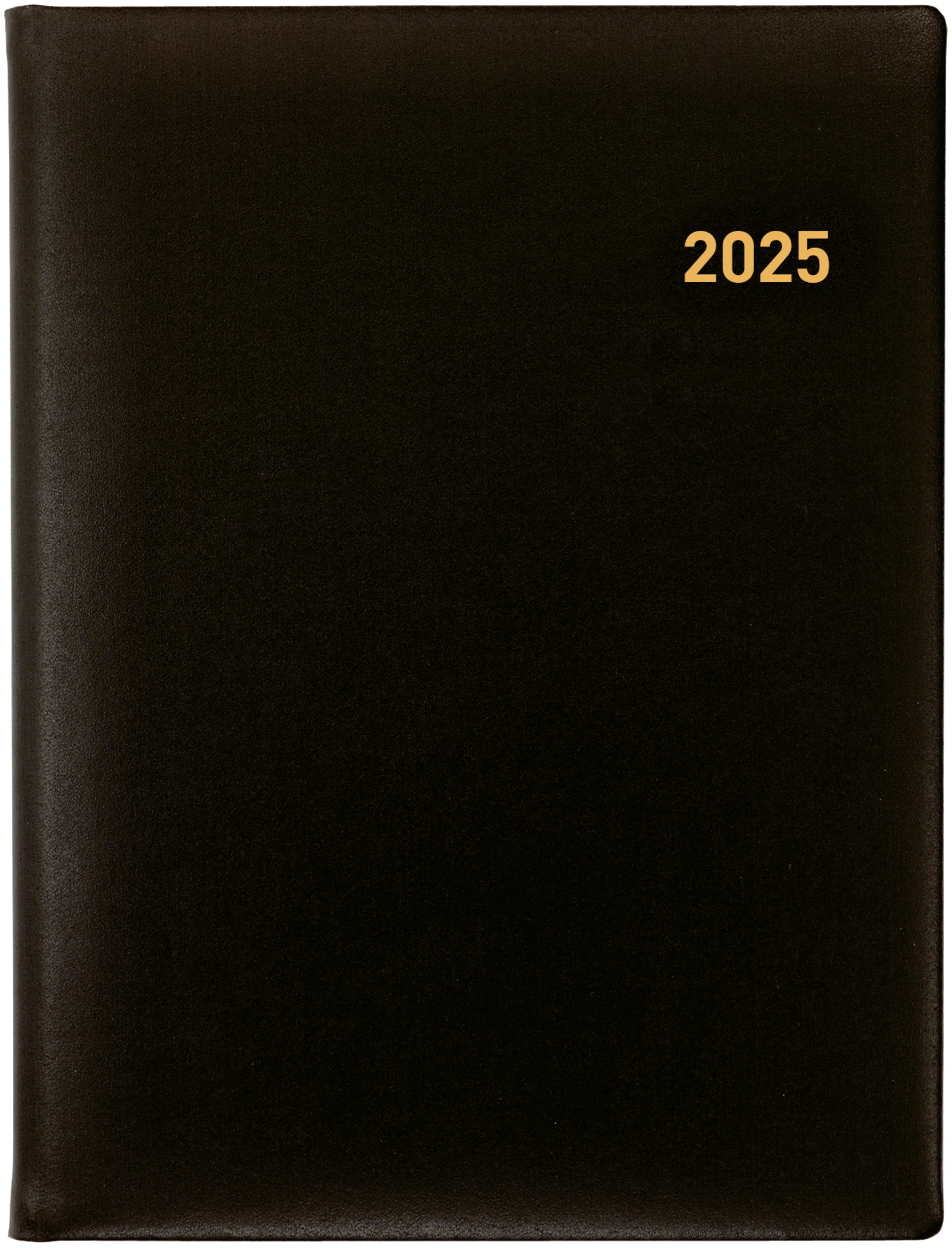 BIELLA Agenda Orario Leder 2025 809311020025 1S/2P noir ML 17.8x23.5cm