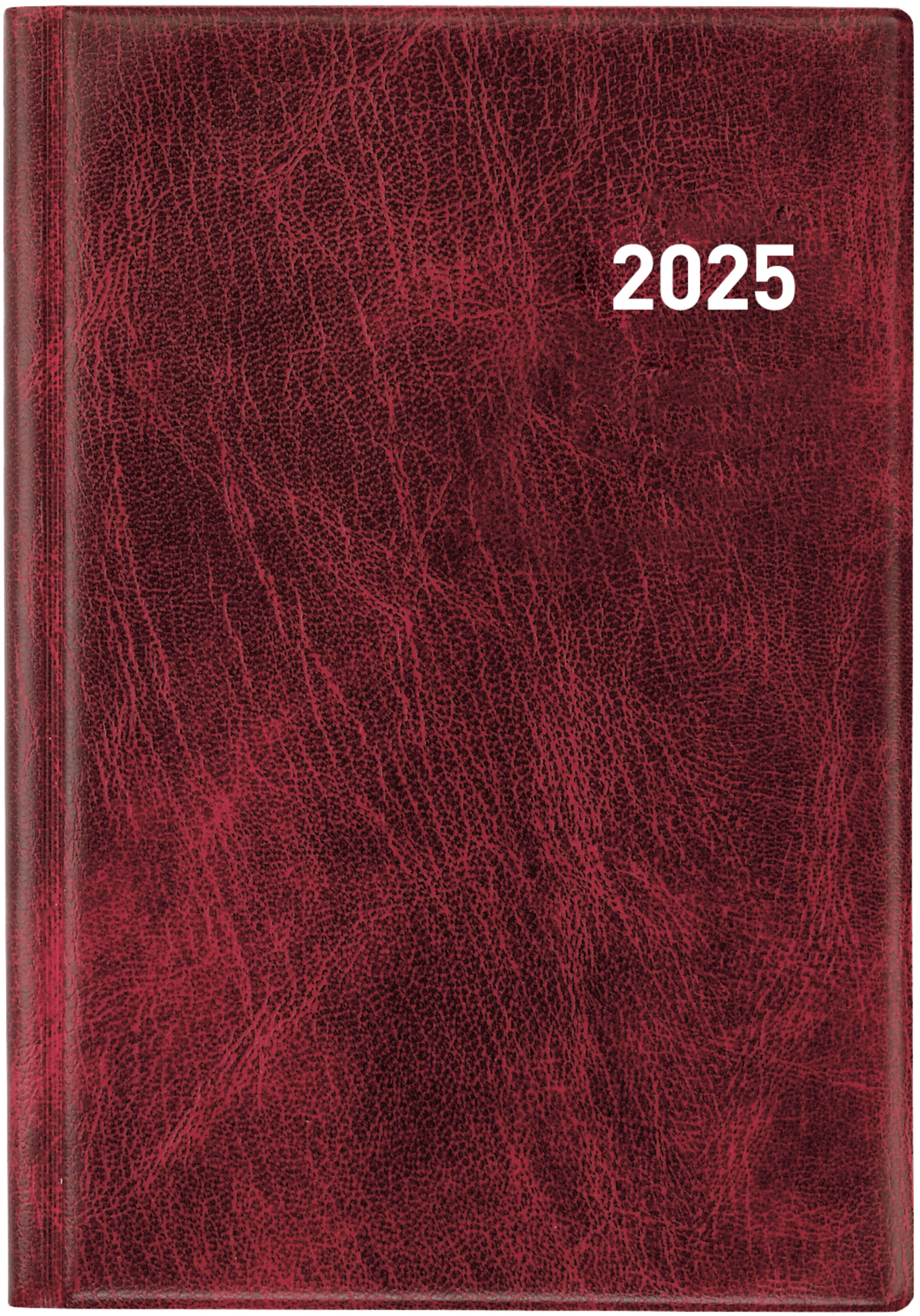 BIELLA Agenda Terminia 2025 817535470025 1S/2P rouge vin ML 14.5x20.5cm
