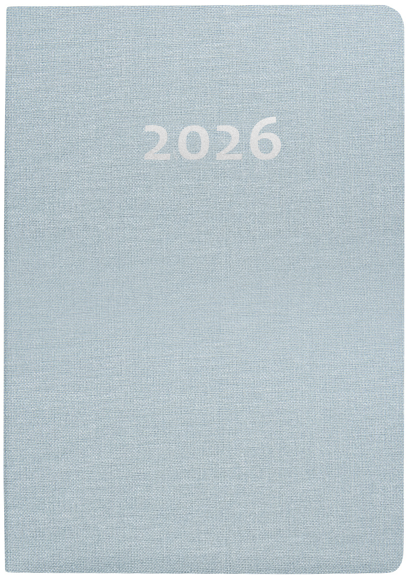 photo BIELLA Agenda Tell 2026 823201060026U 2J/1P bleu cl. ML 8.5x12.5cm