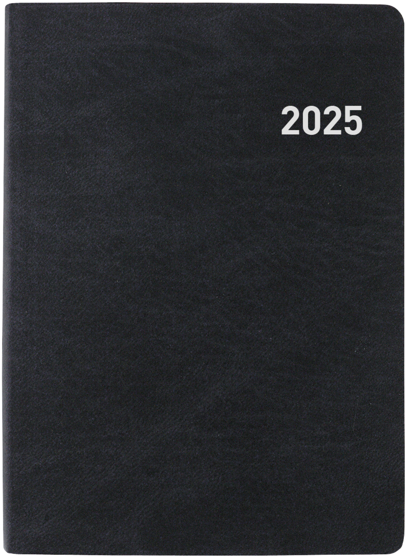 BIELLA Agenda Rex 2025 825301020025 1S/2P noir ML 10.1x14.2cm