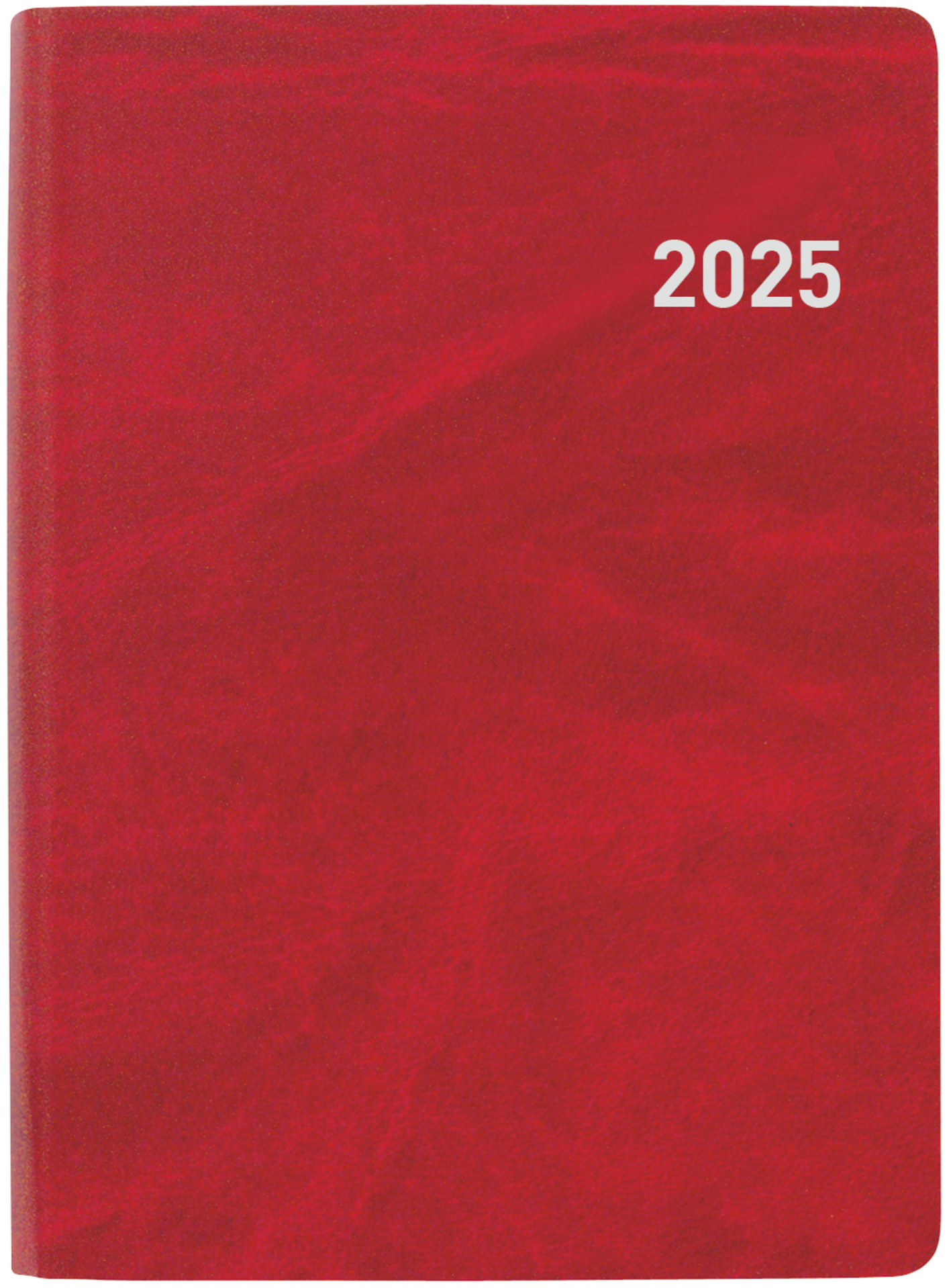 BIELLA Agenda Rex 2025 825301450025 1S/2P rouge ML 10.1x14.2cm