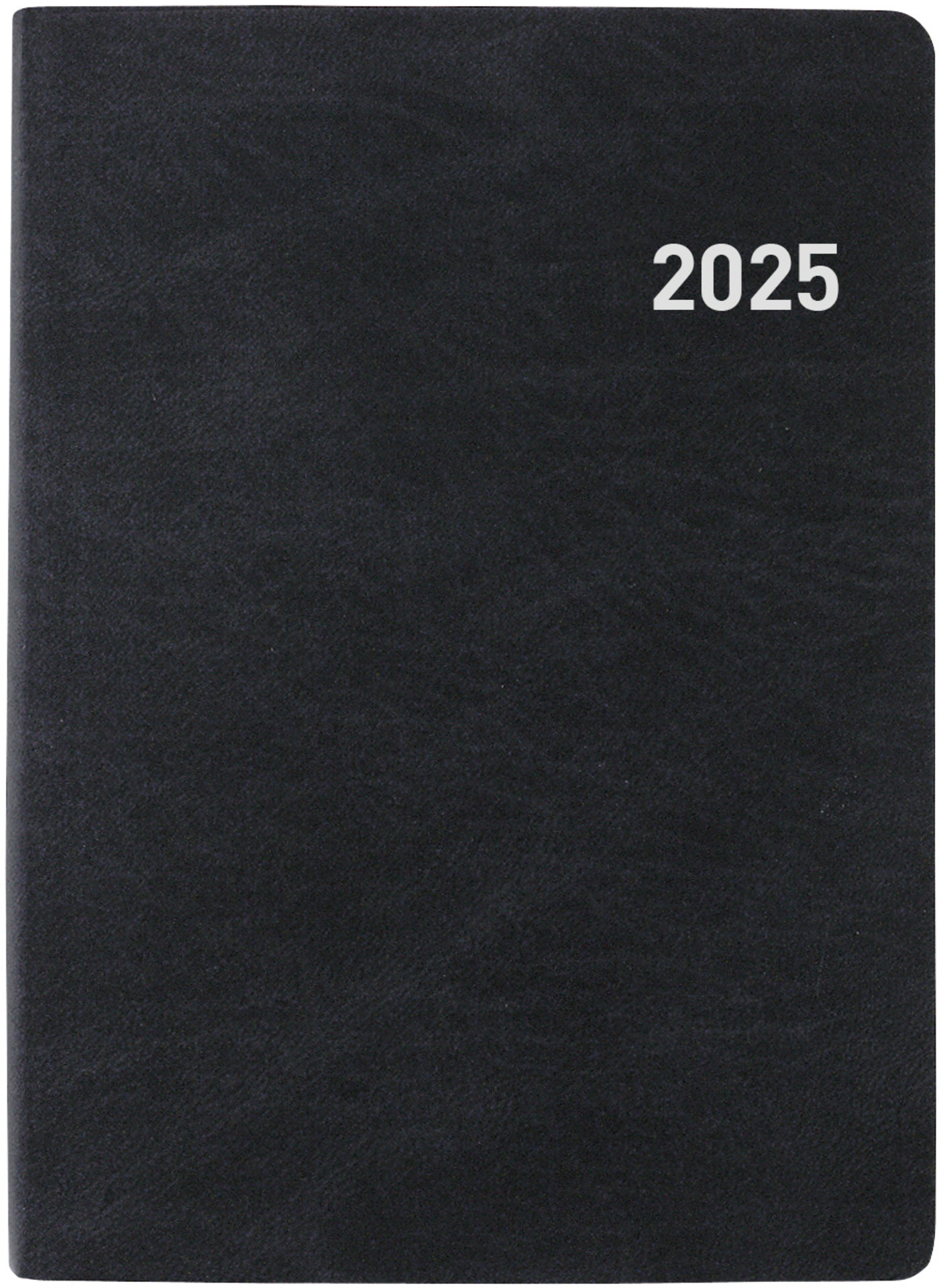 BIELLA Agenda Memento 2025 825401020025 1S/2P noir ML 10.1x14.2cm