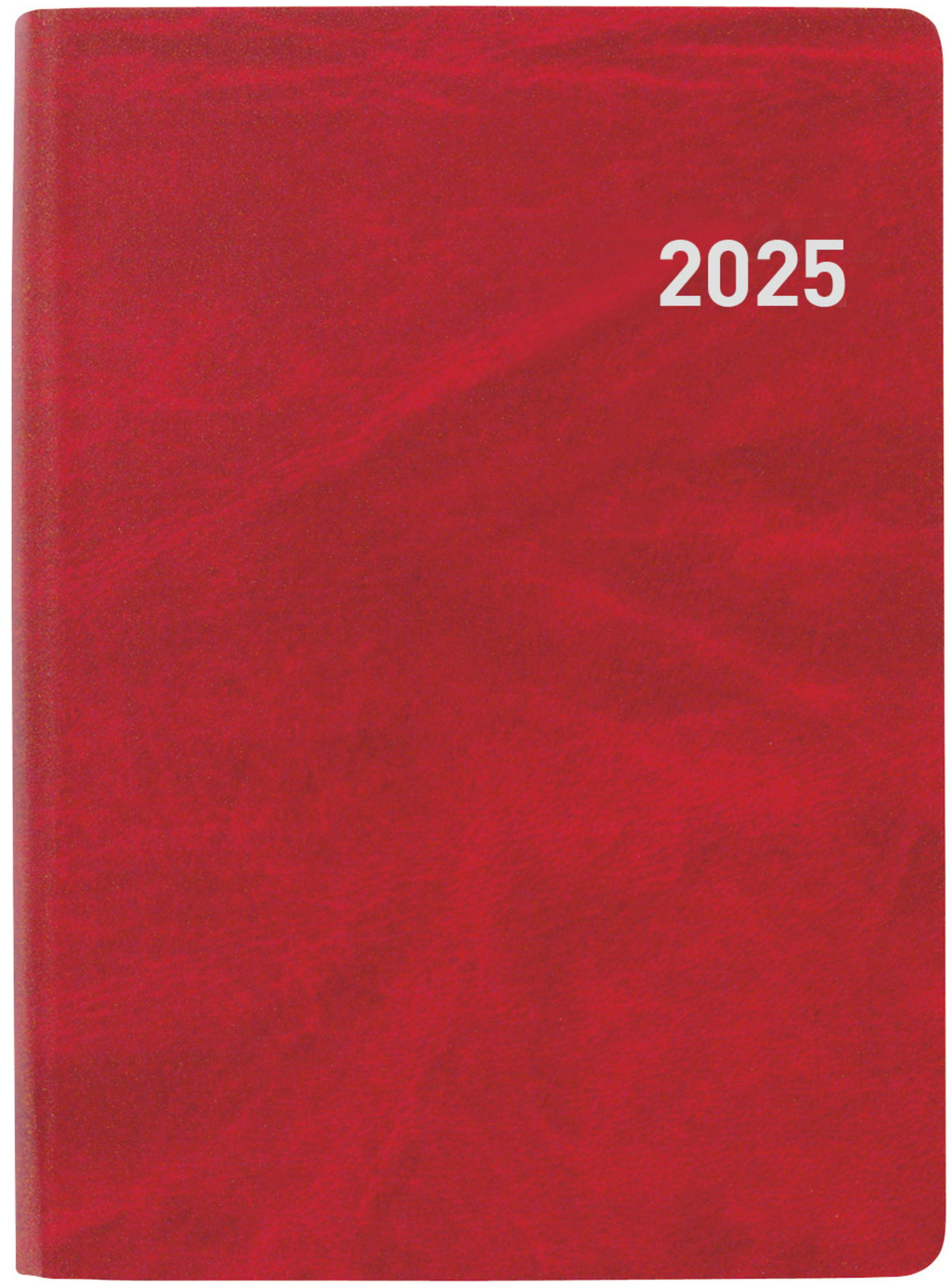 BIELLA Agenda Memento 2025 825401450025 1S/2P rouge ML 10.1x14.2cm