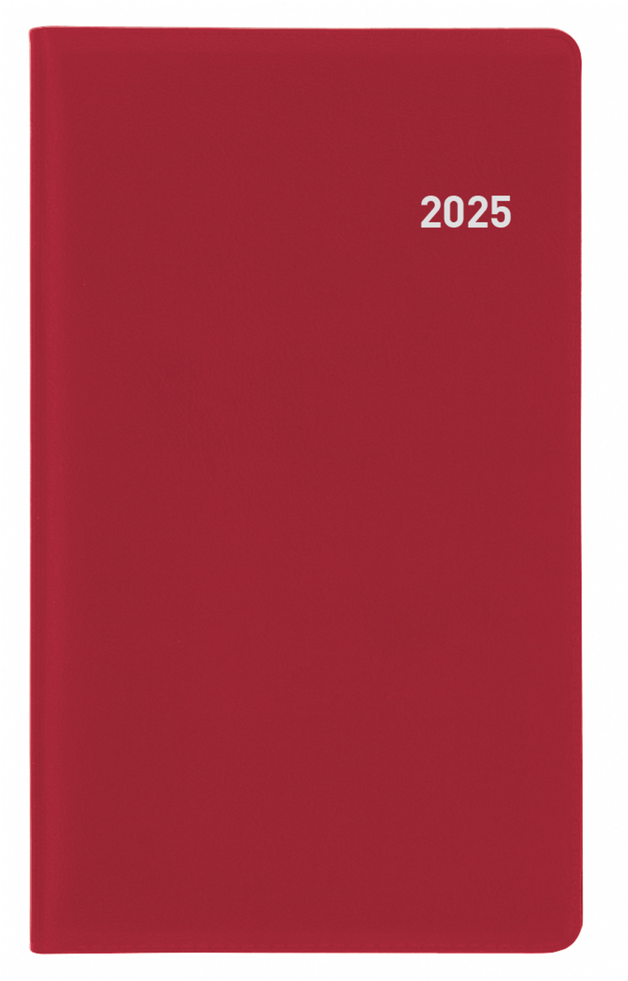 BIELLA Agenda Berlin 2025 851561470025 6M/2P rouge vin ML 8.7x15.3cm