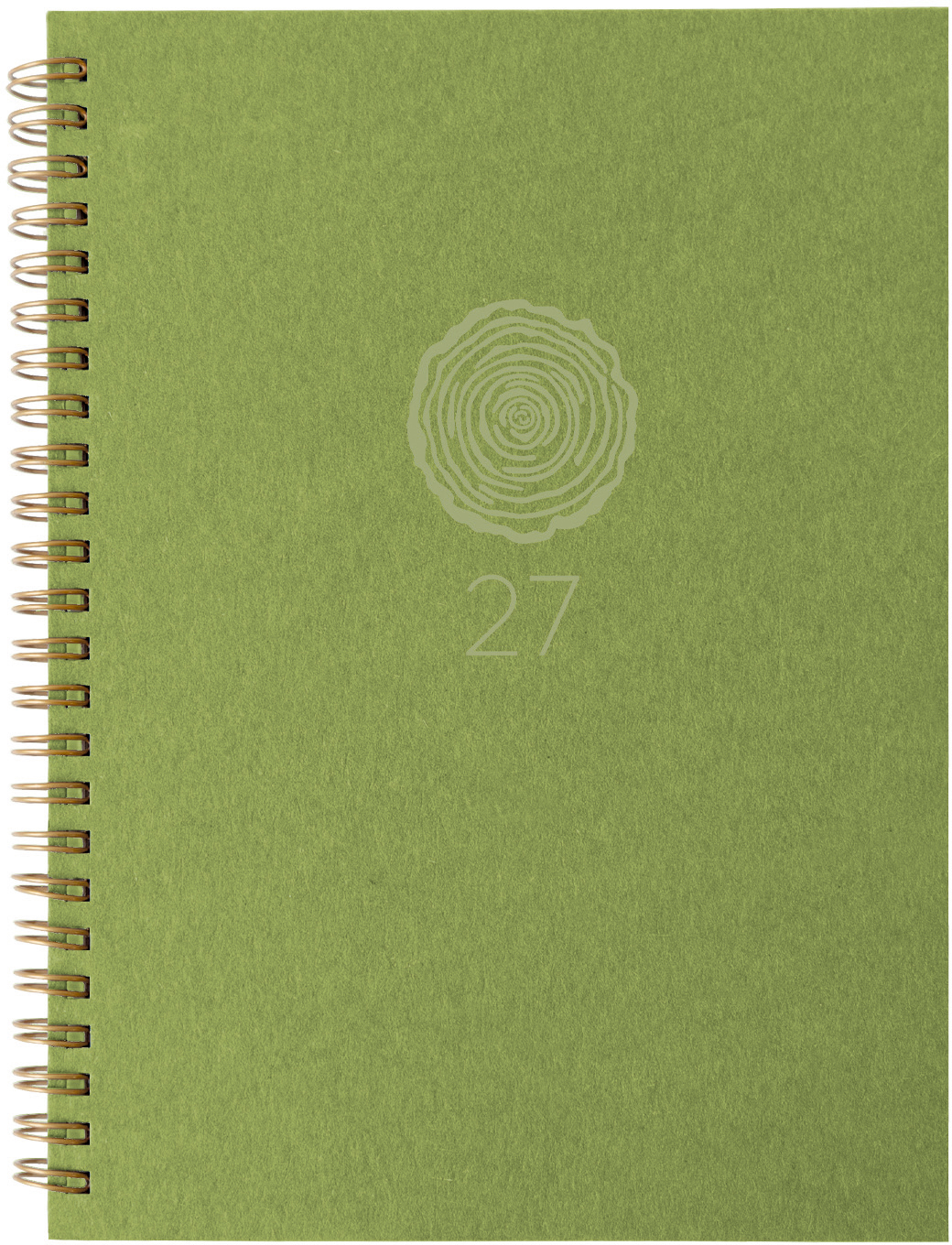 photo BIELLA Agenda Memento Natural 2027 858692310027U 1S/2P vertclair 10.1x14.2cm