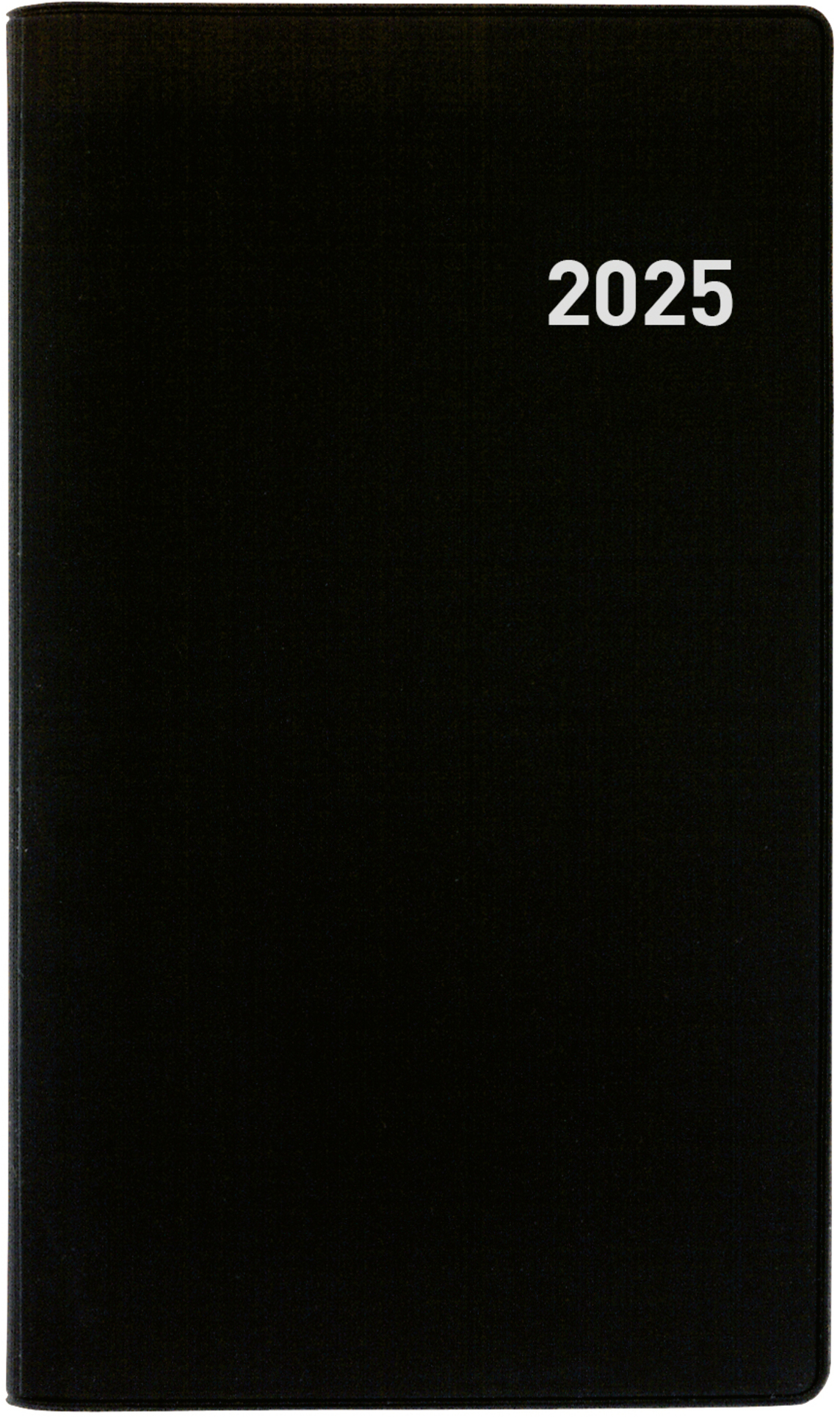 BIELLA Agenda Bruxelles Wire-O 2025 858773020025 1S/2P noir ML 8.5x15.3cm