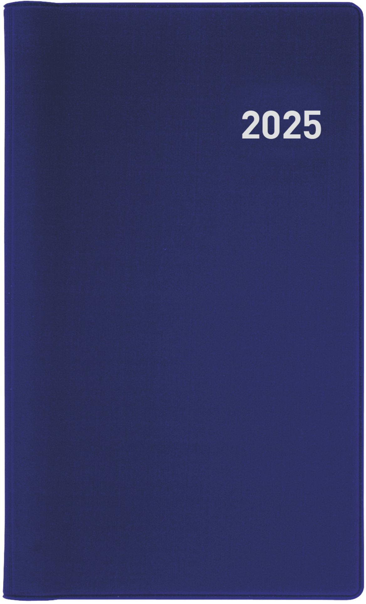 BIELLA Agenda Bruxelles Wire-O 2025 858773050025 1S/2P bleu ML 8.5x15.3cm