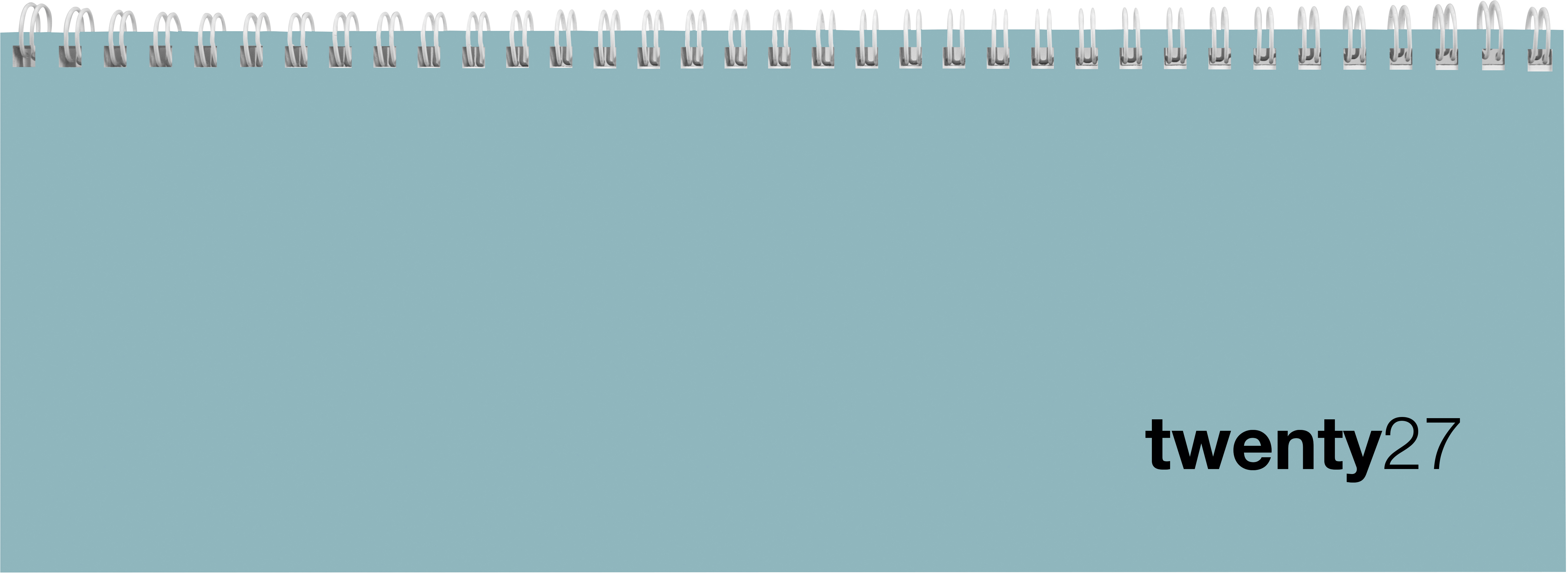 photo BIELLA Agenda Colorful 2027 888377310027U 1S/2P vertsauge ML 29.7x10.5cm