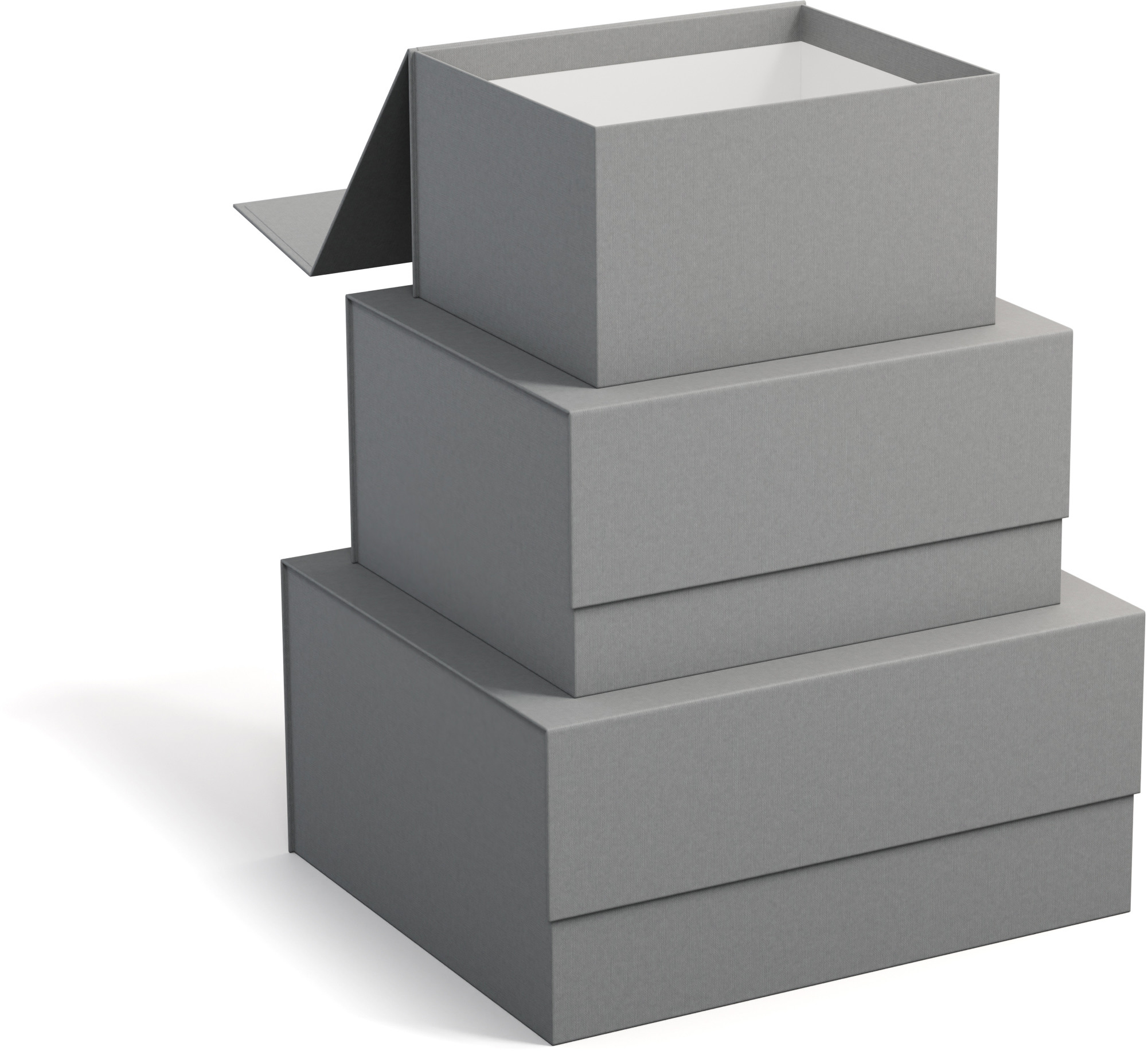BIGSO BOX OF SWEDEN Boîte de rangement Ilse 345354133 gris 3er-Set