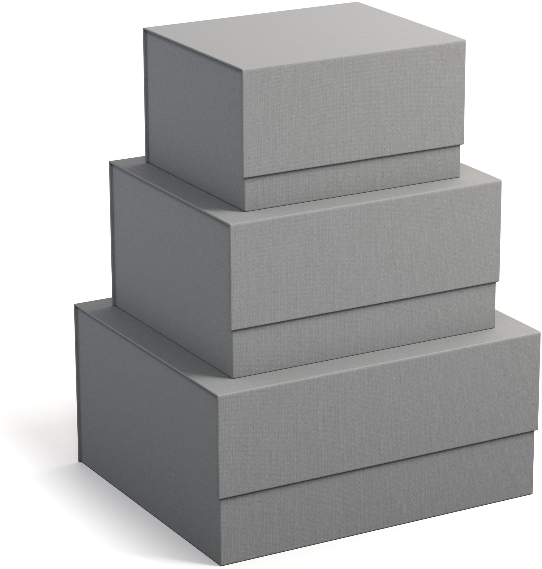 BIGSO BOX OF SWEDEN Boîte de rangement Ilse 345354133 gris 3er-Set