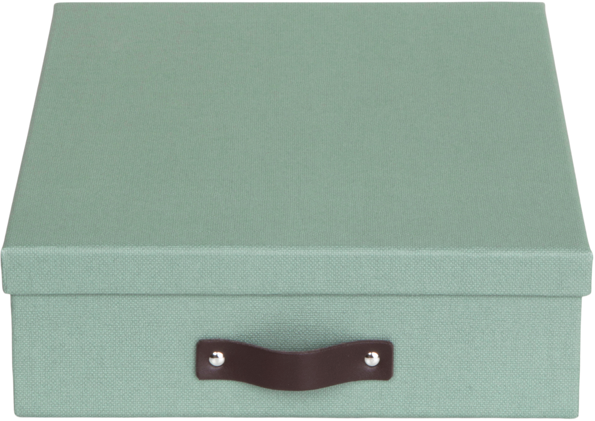 photo BIGSO BOX OF SWEDEN Boîte de rangement Oskar A4 9451C1649L01 vert menthe 26x35x8.5cm