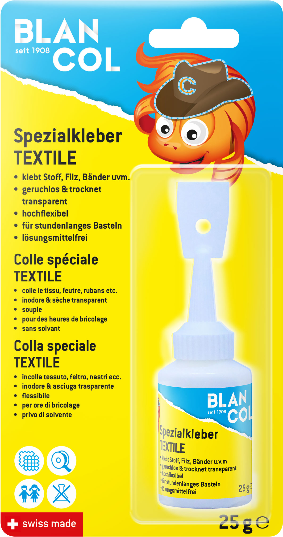 BLANCOL Colle 25g 32412 TEXTILE