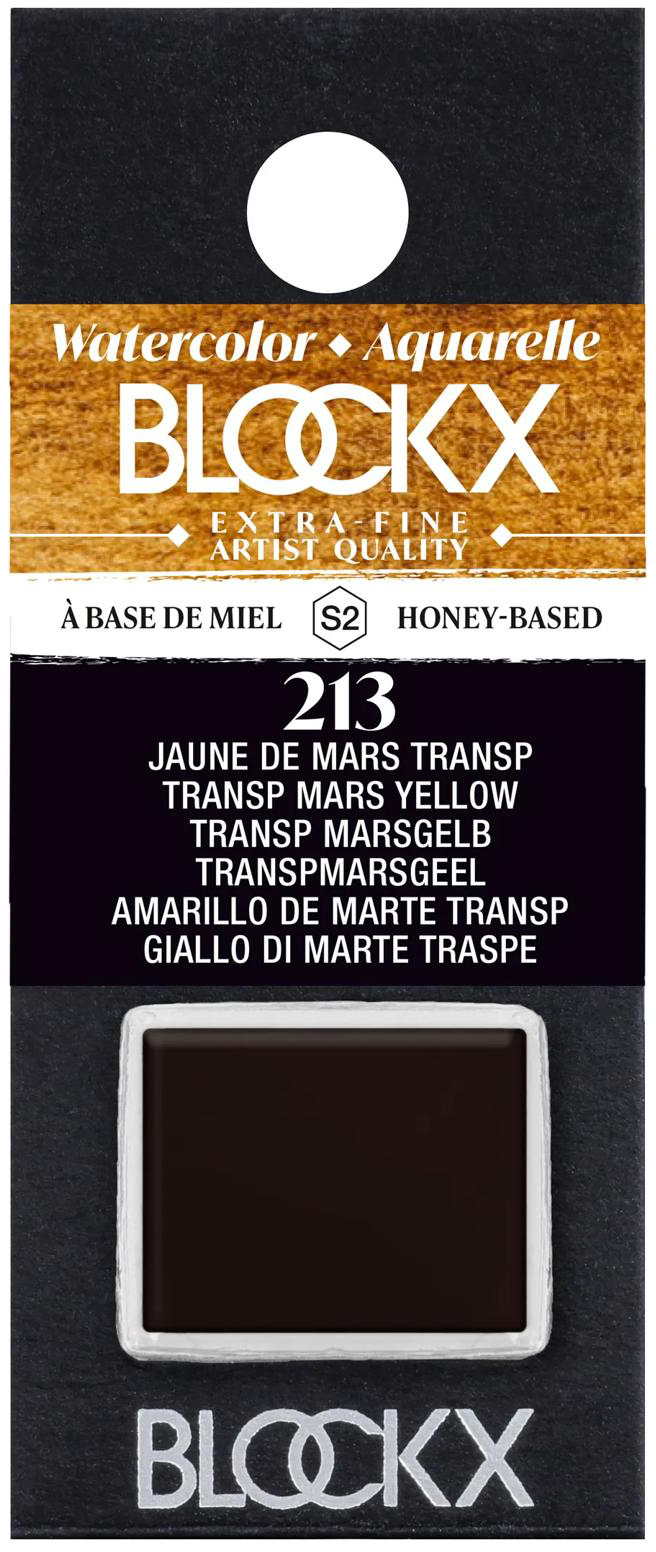 photo BLOCKX Couleurs aquarelle 1.5ml 41213BXC jaune Mars transparent