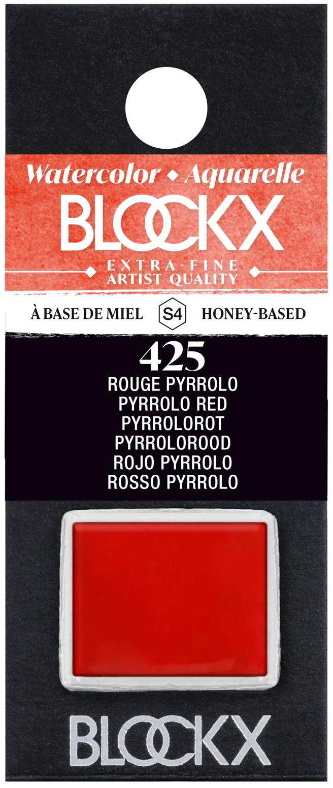 photo BLOCKX Couleurs aquarelle 1.5ml 41425BXC rouge de pyrrole
