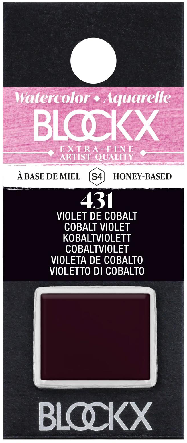 photo BLOCKX Couleurs aquarelle 1.5ml 41431BXC violet de cobalt