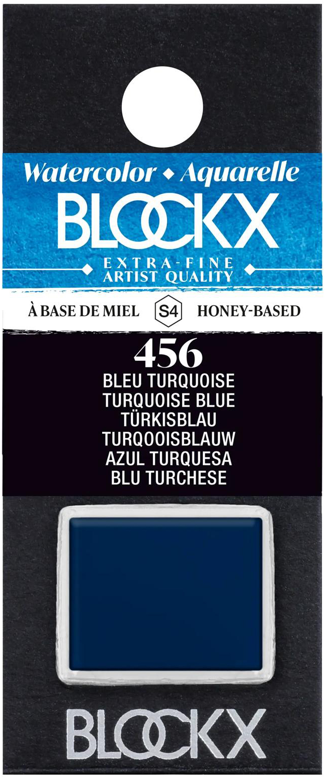photo BLOCKX Couleurs aquarelle 1.5ml 41456BXC bleu turquoise