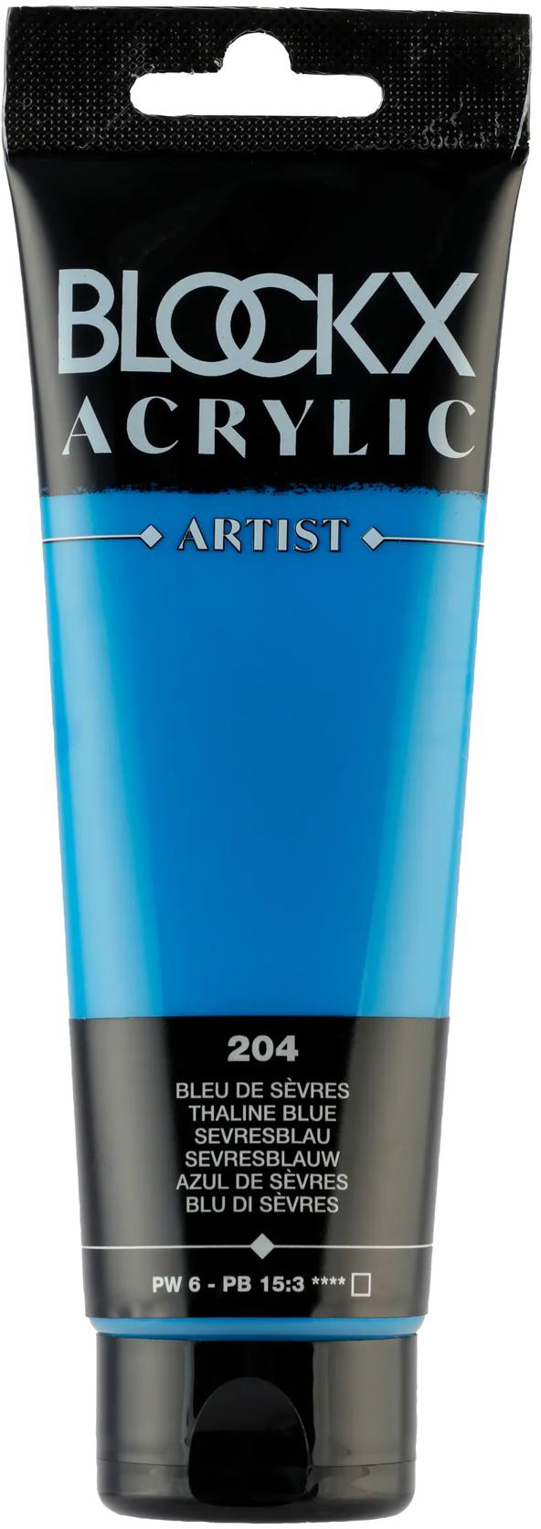 photo BLOCKX Peinture acrylique 120ml 60204BXC bleu de Sèvres