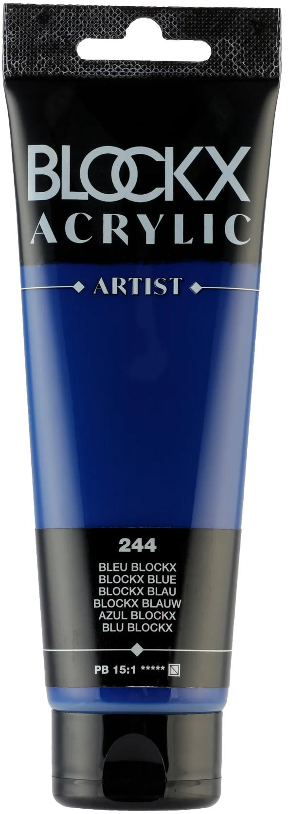 photo BLOCKX Peinture acrylique 120ml 60244BXC Blockx bleu