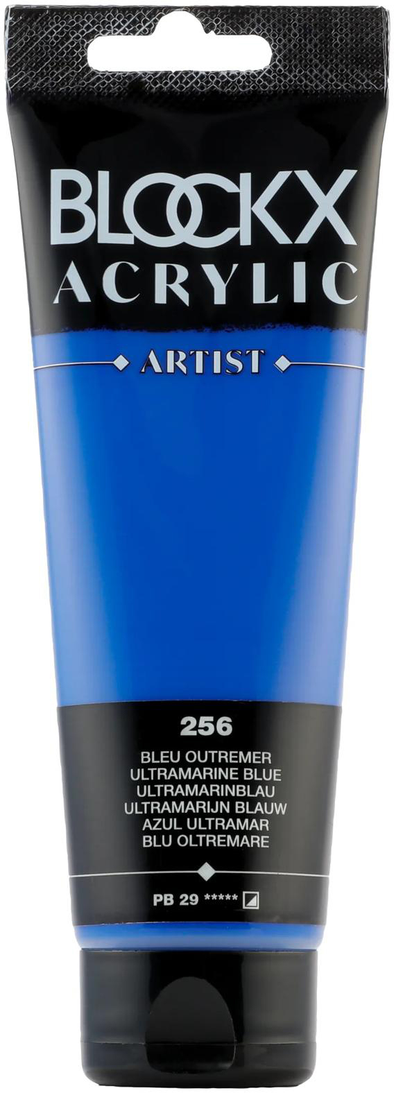 photo BLOCKX Peinture acrylique 120ml 60256BXC bleu outremer