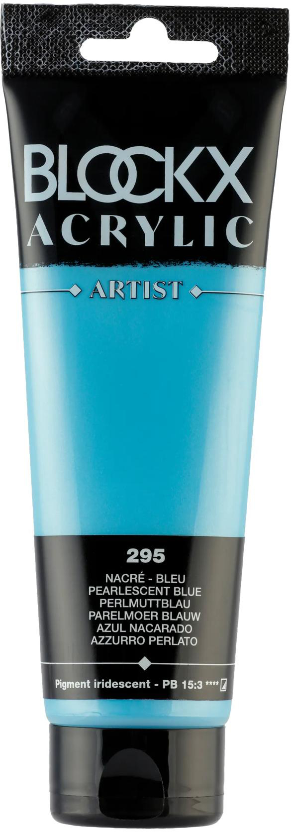 photo BLOCKX Peinture acrylique 120ml 60295BXC bleu nacré
