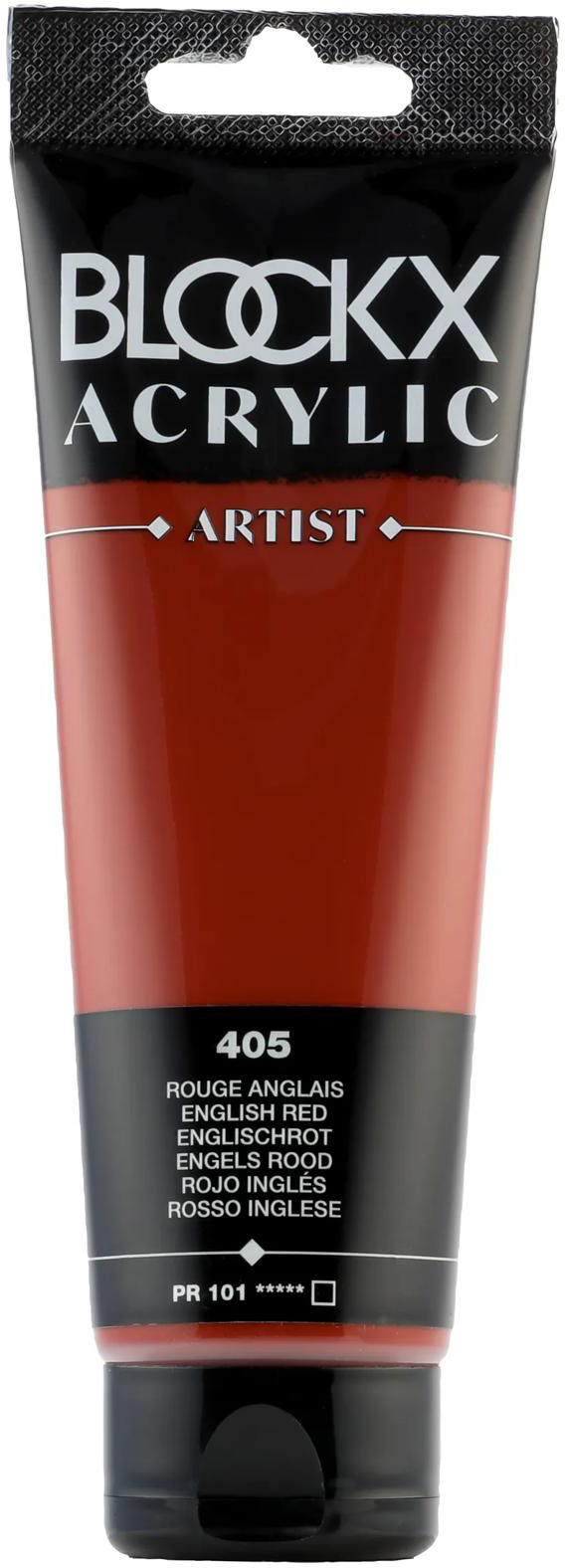 photo BLOCKX Peinture acrylique 120ml 60405BXC rouge anglais