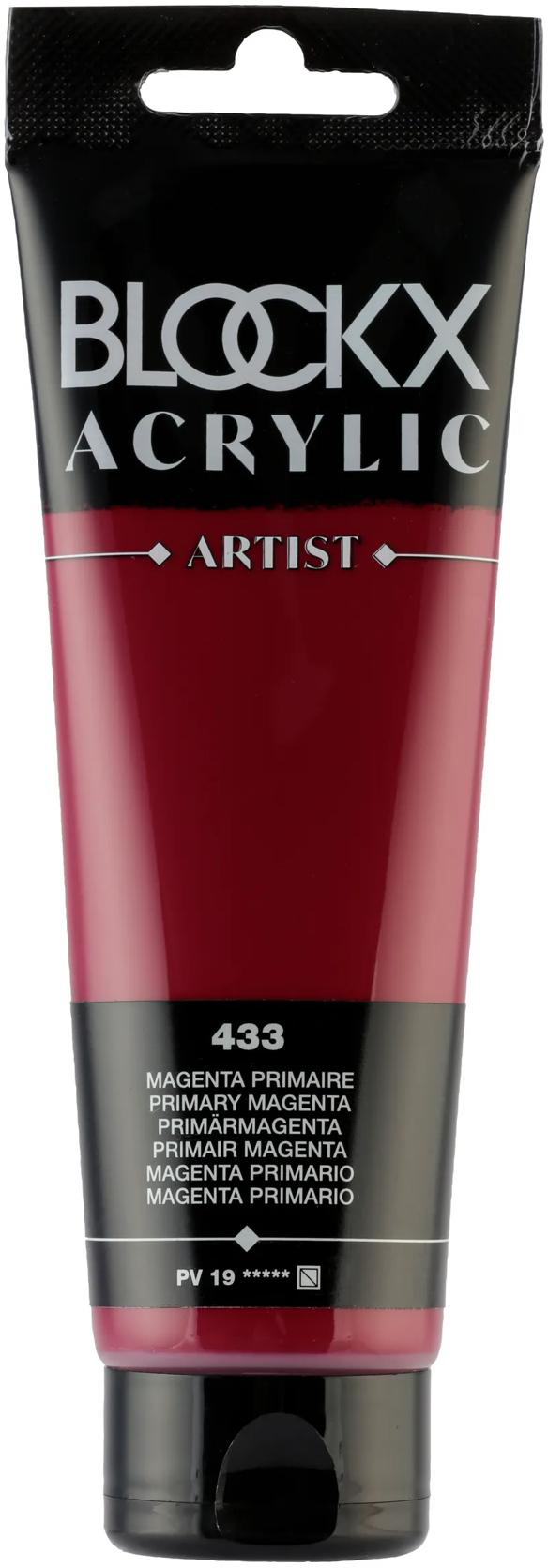 photo BLOCKX Peinture acrylique 120ml 60433BXC magenta primaire
