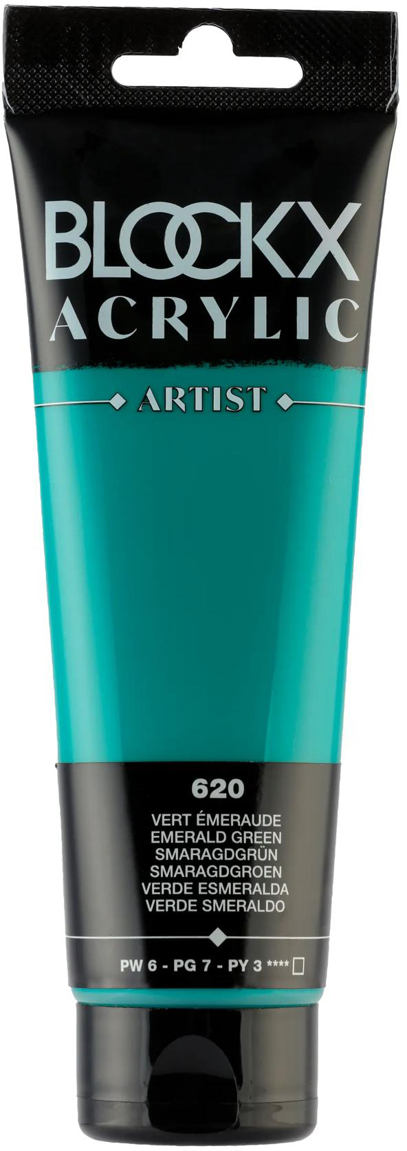 photo BLOCKX Peinture acrylique 120ml 60620BXC vert émeraude