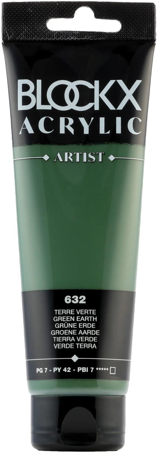 photo BLOCKX Peinture acrylique 120ml 60632BXC terre verte