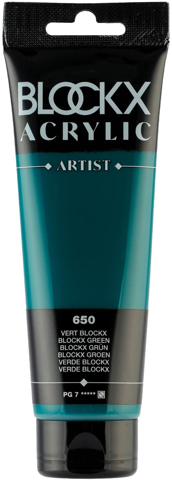 photo BLOCKX Peinture acrylique 120ml 60650BXC Blockx vert