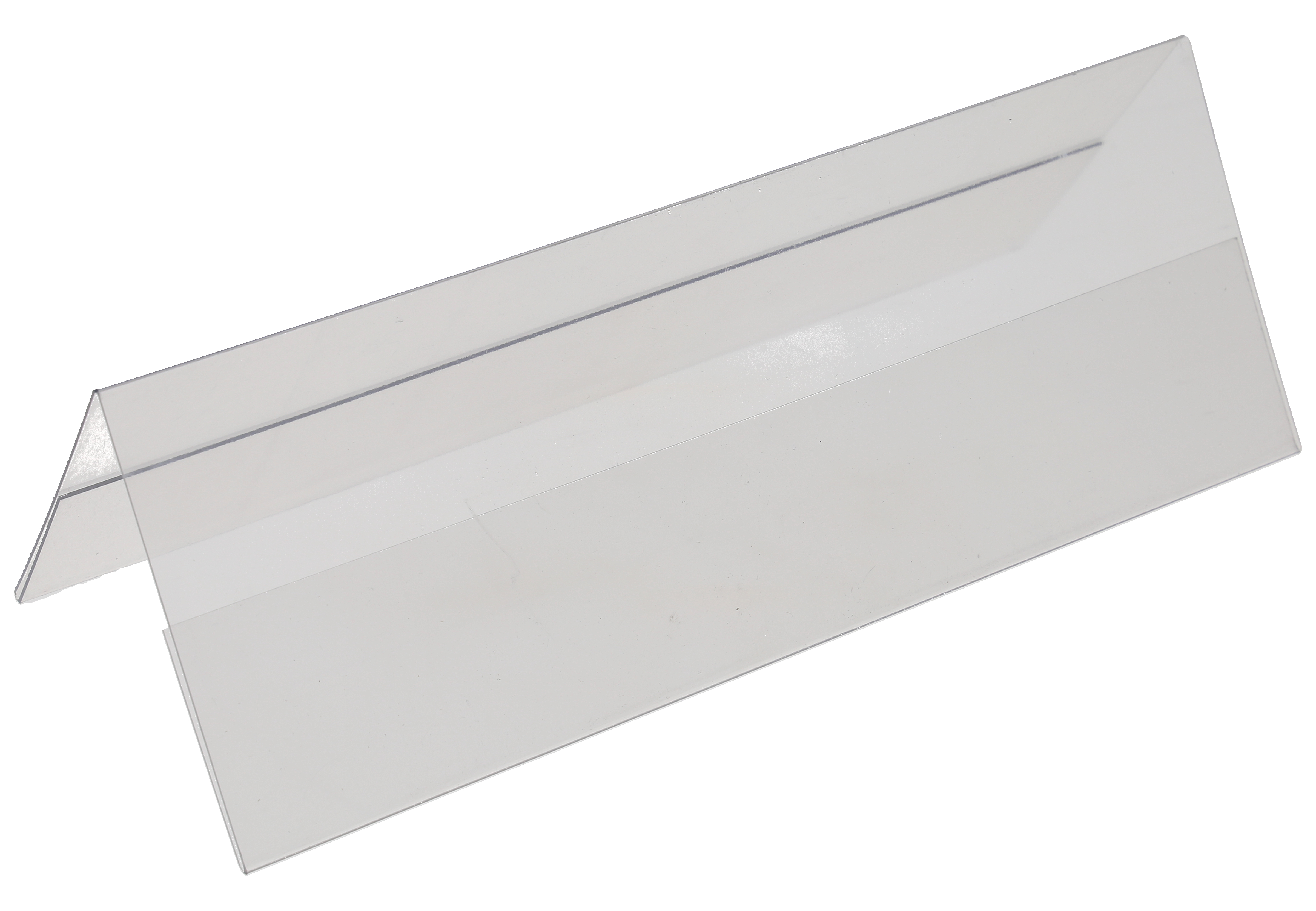 photo BOOFFICE Porte-nom 300x105x105mm TC 4230 Transparent