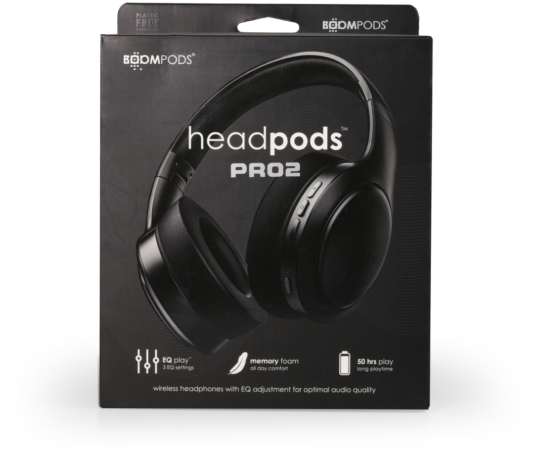 photo BOOMPODS Headpods Pro2 HP2BLK Black
