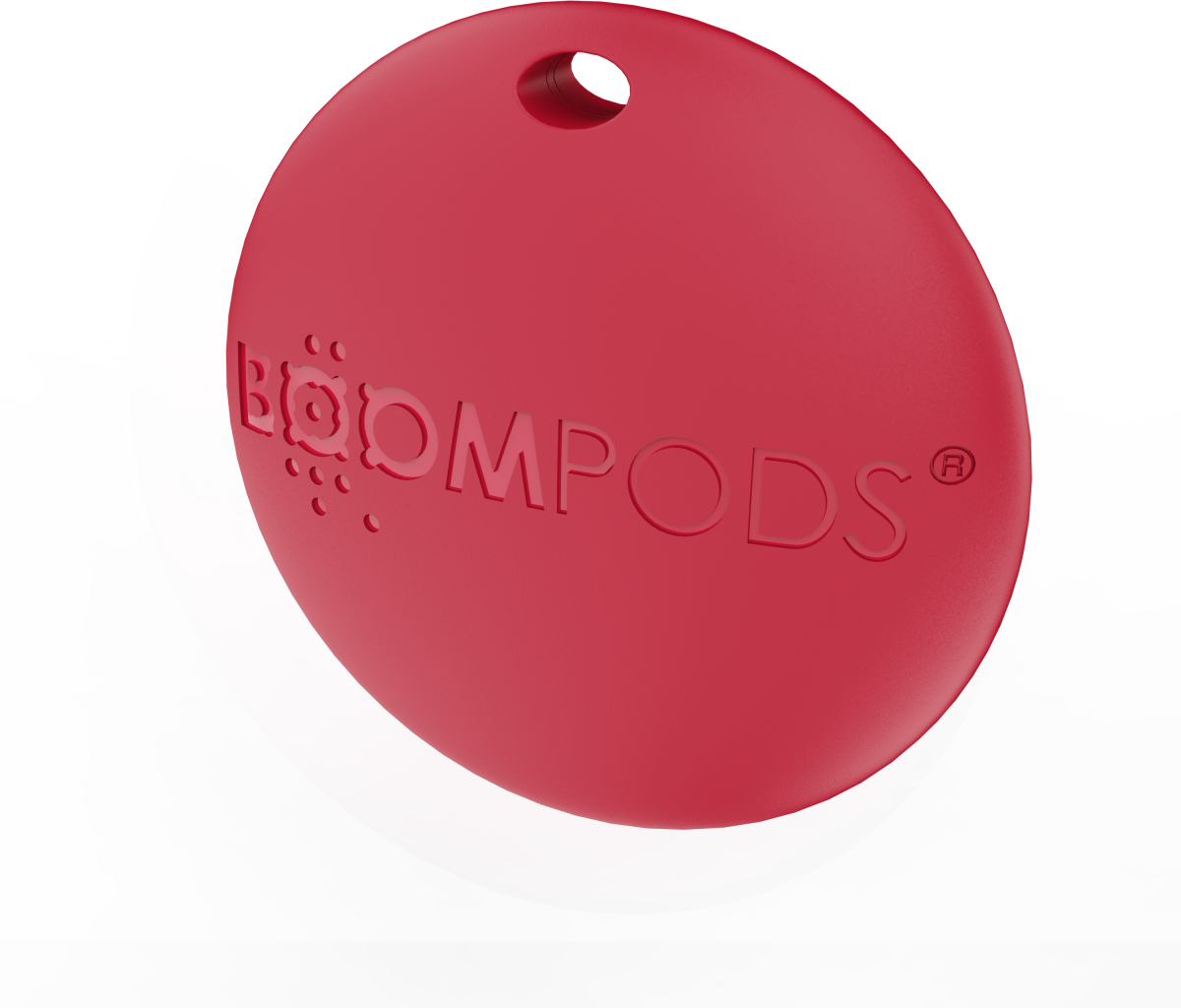 photo BOOMPODS Boomtag Smart Tracker TAGRED red