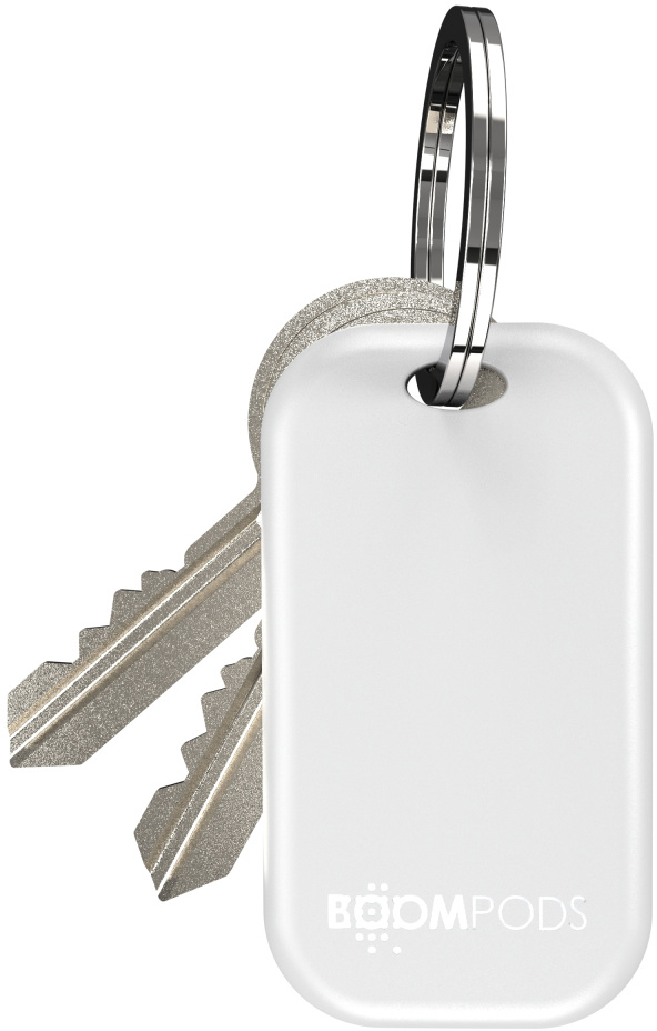 photo BOOMPODS Boomtag Smart Tracker TBMWHT white
