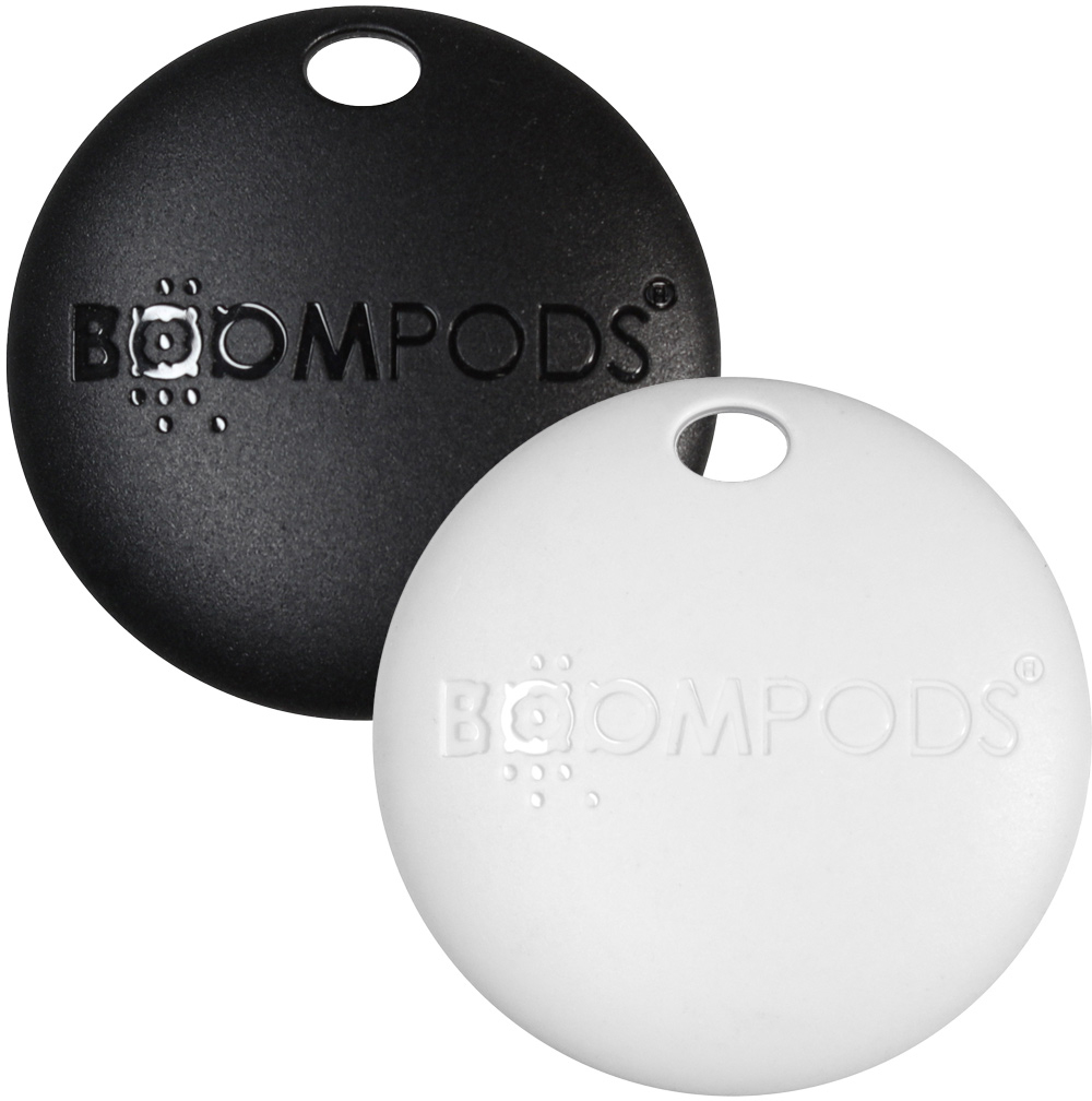 photo BOOMPODS Boomtag 2 Pack TUPAC1 black,white